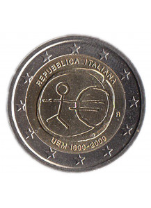 2009 - 2 Euro ITALIA 10° Unione Economica e Monetaria